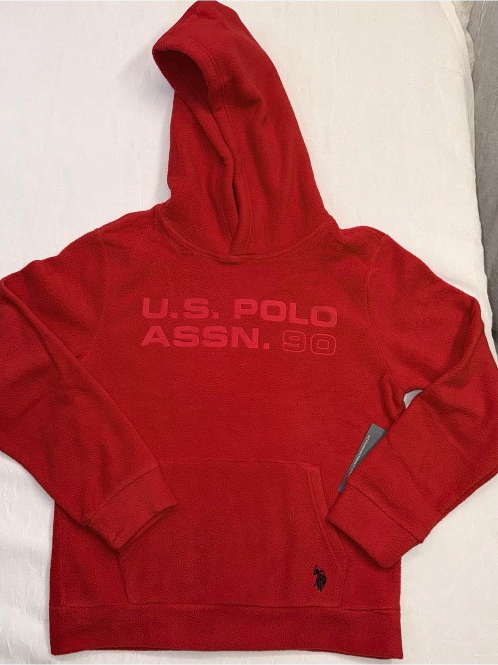 Us-polo-assn Boys Red Hoodie
